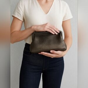 J Crew Vintage Bronze Metallic Clutch